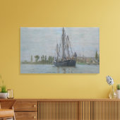 ヴィンテージクロードモネアンカーチャッセマレ キャンバスプリント (インサイチュ (リビング))