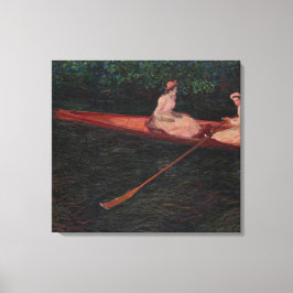 ヴィンテージクロードモネカヌオンザエプテ キャンバスプリント