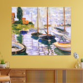 ヴィンテージクロードモネセイロワーズオンザセーヌ キャンバスプリント (インサイチュ (リビング))