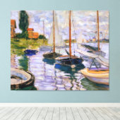 ヴィンテージクロードモネセイロワーズオンザセーヌ キャンバスプリント (インサイチュ (ウッドフロア))