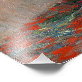 ヴィンテージクロードモネブーケオブサンフラワーズ フォトプリント            (角)