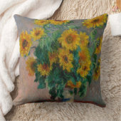 ヴィンテージクロードモネブーケ クッション (ブランケット)