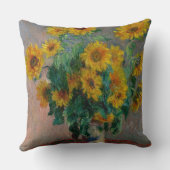 ヴィンテージクロードモネブーケ クッション (裏面)