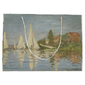 ヴィンテージクロードモネレガタスアットアルジェンテウイル ラージペーパーバッグ (裏面)