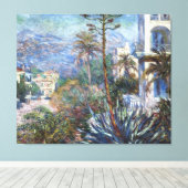 ヴィンテージクロードモネヴィラズアットボルディゲーラ キャンバスプリント (インサイチュ (ウッドフロア))