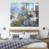 ヴィンテージクロードモネヴィラズアットボルディゲーラ キャンバスプリント (インサイチュ (寝室))