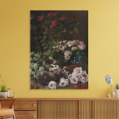 ヴィンテージクロードモネ春の花 キャンバスプリント (インサイチュ (リビング))