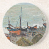 ヴィンテージクロードモネ魚釣りボート コースター (正面)