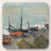 ヴィンテージクロードモネ魚釣りボート コースター (正面)