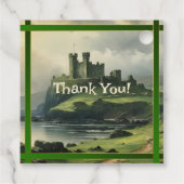 ヴィンテージクローバーセントパトリックの日の風景感謝していF フェイバータグ (裏面)