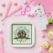 ヴィンテージクローバーセントパトリックの日レプレシャンPPP ペーパープレート (パーティー)