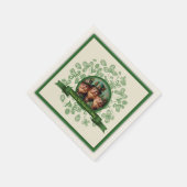 ヴィンテージクローバーセントパトリックの日レプレチャウンズPPN スタンダードカクテルナプキン (角)