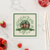 ヴィンテージクローバーセントパトリックの日レプレチャウンズPPN スタンダードカクテルナプキン (インサイチュ)