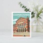 ヴィンテージクーパーズタウンニューヨーク ポストカード (スタンド正面)