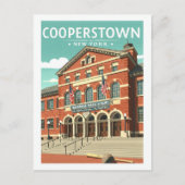 ヴィンテージクーパーズタウンニューヨーク ポストカード (正面)