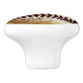 ヴィンテージクールが野球の引き出しのノブとプルを見る セラミックノブ (側面)