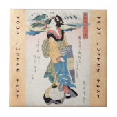 ヴィンテージクールの浮世絵 タイル (正面)