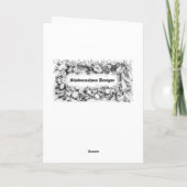 ヴィンテージクールキャットバレンタインデー シーズンカード (裏面)