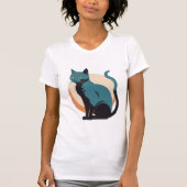 ヴィンテージクールキャット Tシャツ (正面)