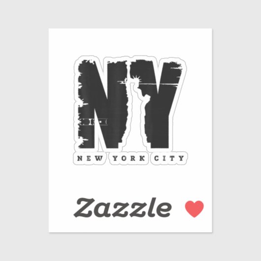 ヴィンテージクールニューヨークシティスタイルTシャツ、ニューY シール (シート)