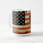 ヴィンテージクールニュー米国市民コーヒーマグ2025 コーヒーマグカップ (正面左)