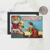 ヴィンテージクールハロウィーンのカボチャ頭 ノートカード (正面/裏面インサイチュ)