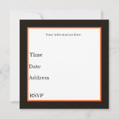 ヴィンテージクールハロウィーンウィッチズホリデー 招待状 (裏面)