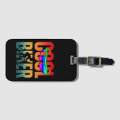 ヴィンテージクールバイカー ラゲッジタグ (正面横)