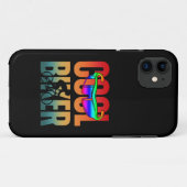 ヴィンテージクールバイクもしくは自転車に乗る人 Case-Mate iPhoneケース (裏面(横))