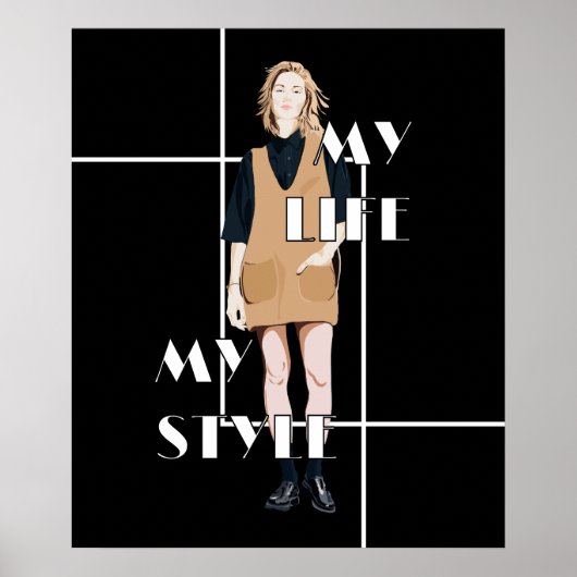 ヴィンテージクールピンナップ ポスター (正面)