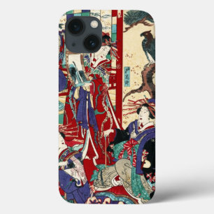 ヴィンテージクール浮世絵三葉 iPhone 13ケース