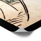 ヴィンテージクール浮世絵老巻物 ポスター (角)