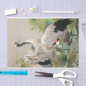 ヴィンテージク日本のレーンの切り離 薄葉紙 (クラフト)