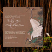 ヴィンテージク日本のレーン結婚式招待状 招待状