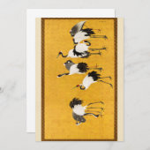 ヴィンテージク日本のレーン芸術 招待状 (正面/裏面)