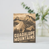 ヴィンテージグアダルーペマウンテンズナショナルパーク シーズンポストカード (スタンド正面)