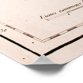 ヴィンテージグアドループ島の地図(1780) ポスター (角)