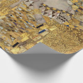 ヴィンテージグスタフクリムトのアデレアートポートレート ラッピングペーパー (角)