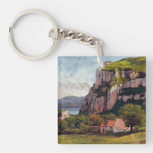 ヴィンテージグスタヴクールベットザロックオブオートピエール キーホルダー (正面)