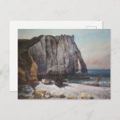 ヴィンテージグスタヴコートベットクリフアットエレット ポストカード (正面/裏面)