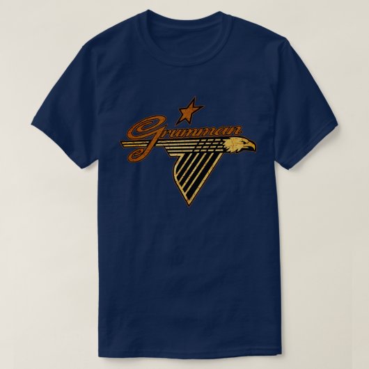 ヴィンテージグスマン航空機 Tシャツ (デザイン正面)