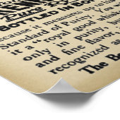 ヴィンテージグッケンハイマーライウイスキープリント ポスター (角)