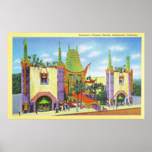 ヴィンテージグラウンズ中国の劇場 ポスター (正面)