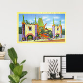 ヴィンテージグラウンズ中国の劇場 ポスター (ホームオフィス)