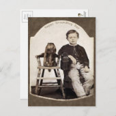 ヴィンテージグラウンドホッグの日 ポストカード (正面/裏面)