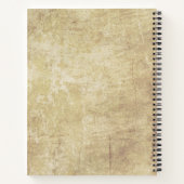 ヴィンテージグラジオリノート ノートブック (裏面)