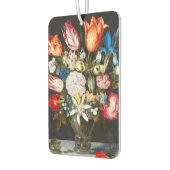 ヴィンテージグラスの花Ambrosius Bosschaer カーエアーフレッシュナー (左)