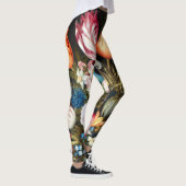 ヴィンテージグラスの花Ambrosius Bosschaer レギンス (右)