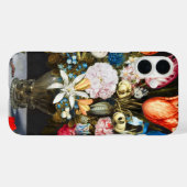 ヴィンテージグラスの花Ambrosius Bosschaer Case-Mate iPhoneケース (裏面 (横))