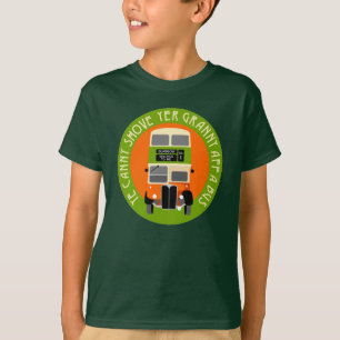 ヴィンテージグラスゴーダブルデッカーバス Tシャツ
